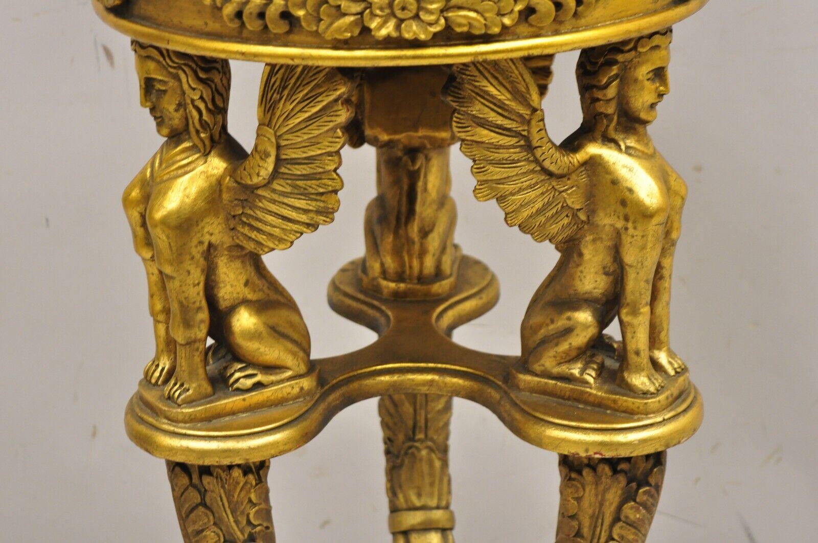 gold pedestal stand