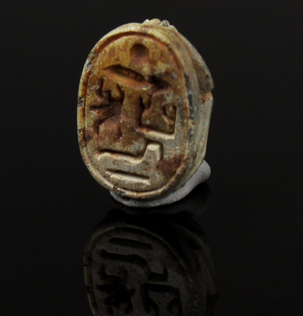 Egyptian Scarab with prenomen for Amenhotep II For Sale