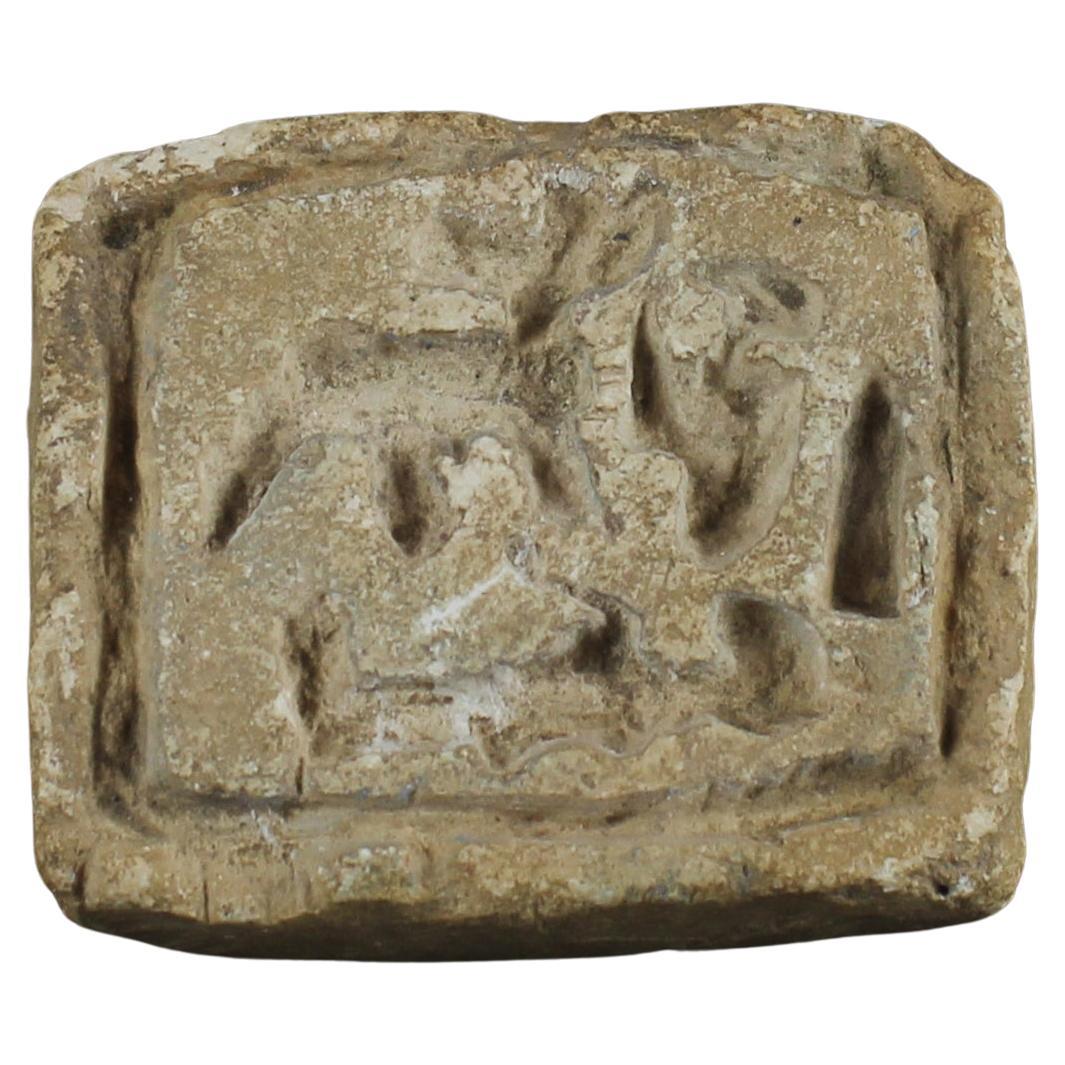 Egyptian seal with Ptah, Anubis and vulture For Sale