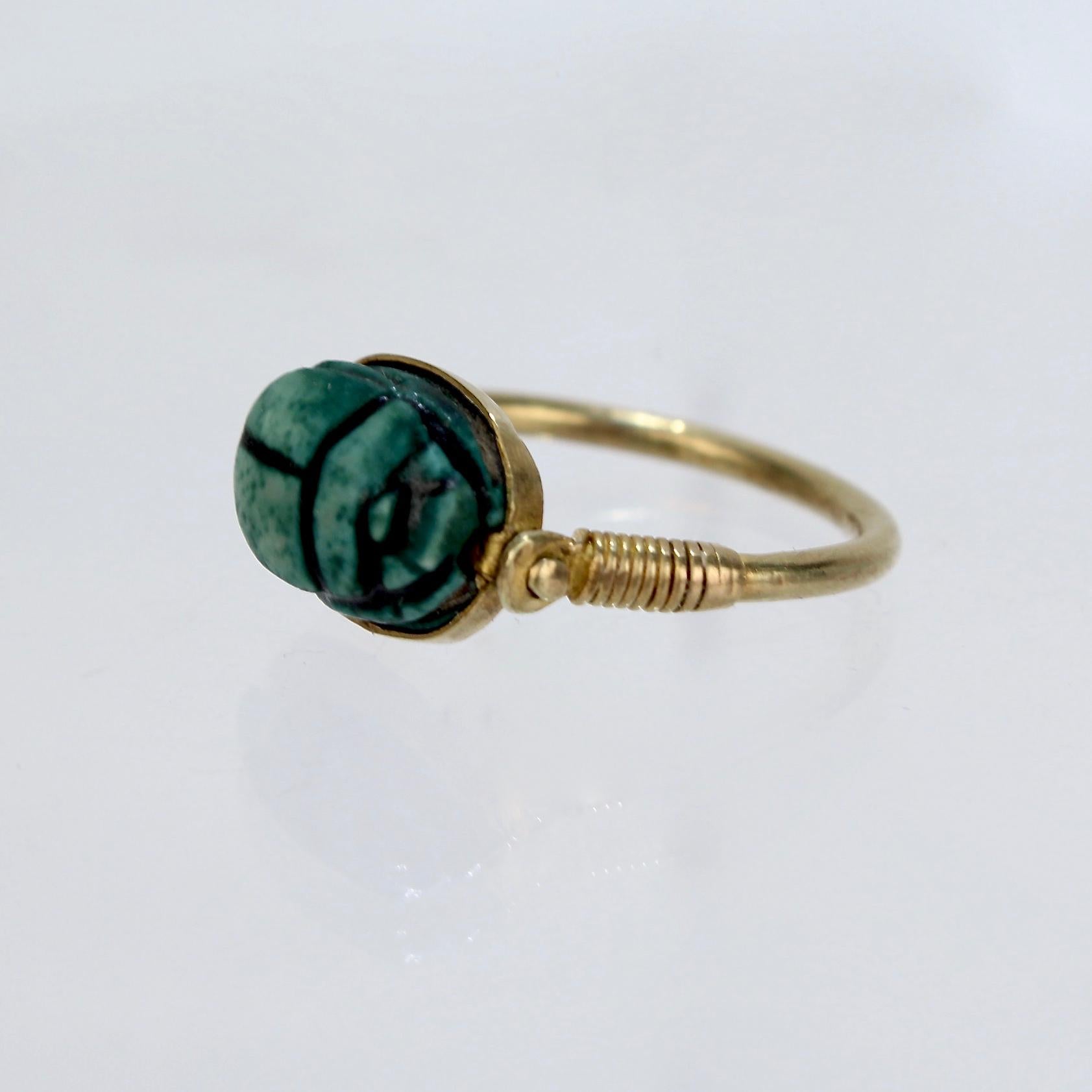 ancient egyptian scarab ring