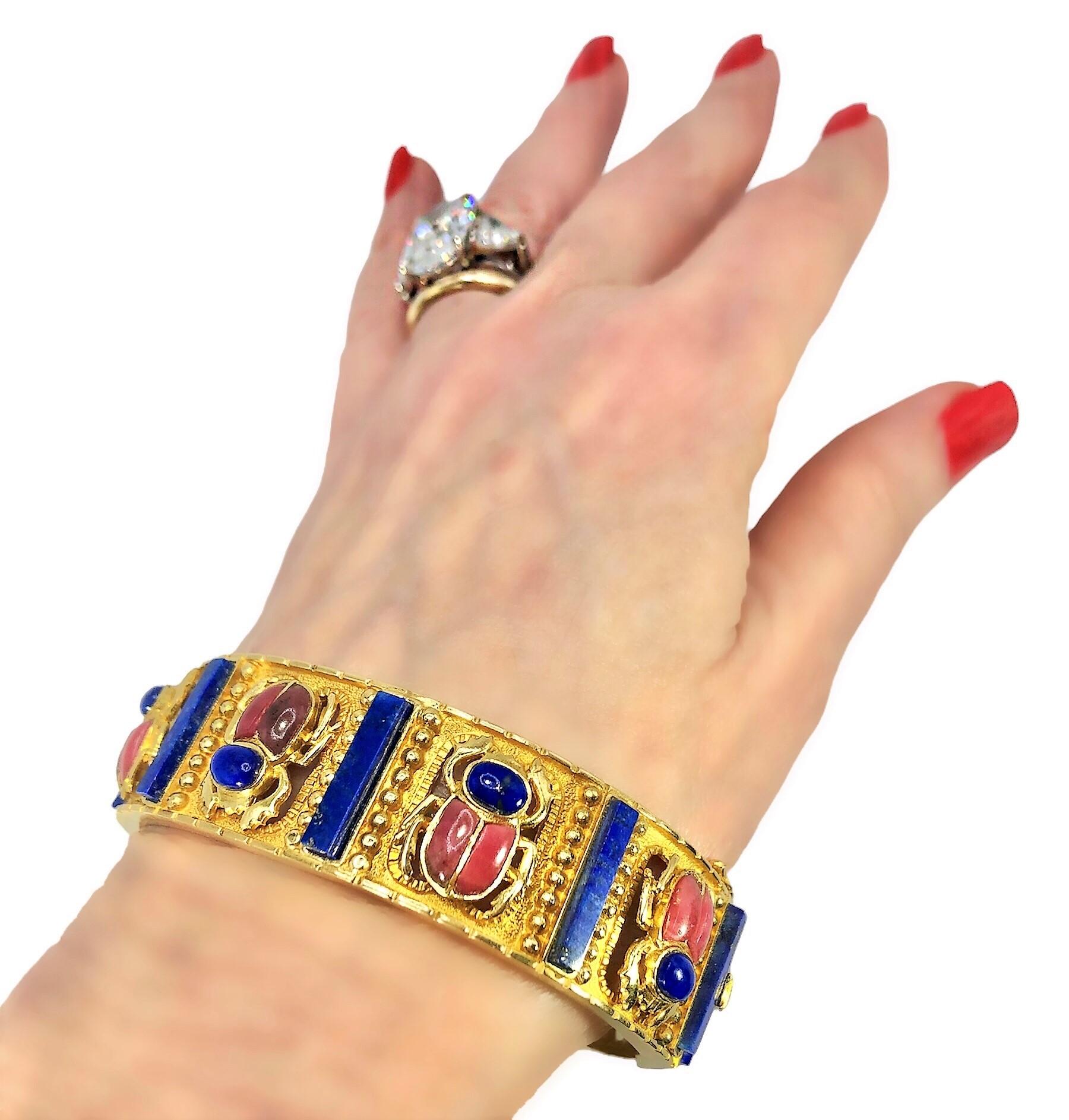 Proantic The Egyptian Revival Style Bracelet In Gold