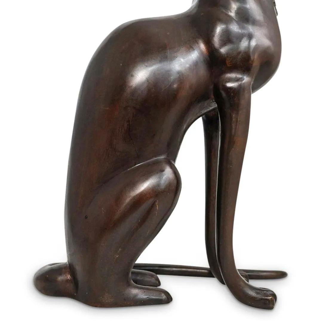 egyptian bronze cat