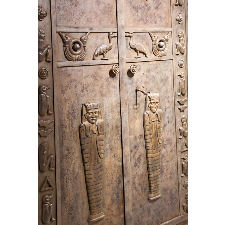 Egyptian Style Iron Doors, circa 1800 For Sale at 1stDibs