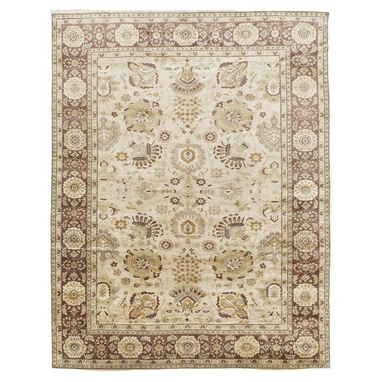 Egyptian Sultanabad Design Revival Rug For Sale at 1stDibs
