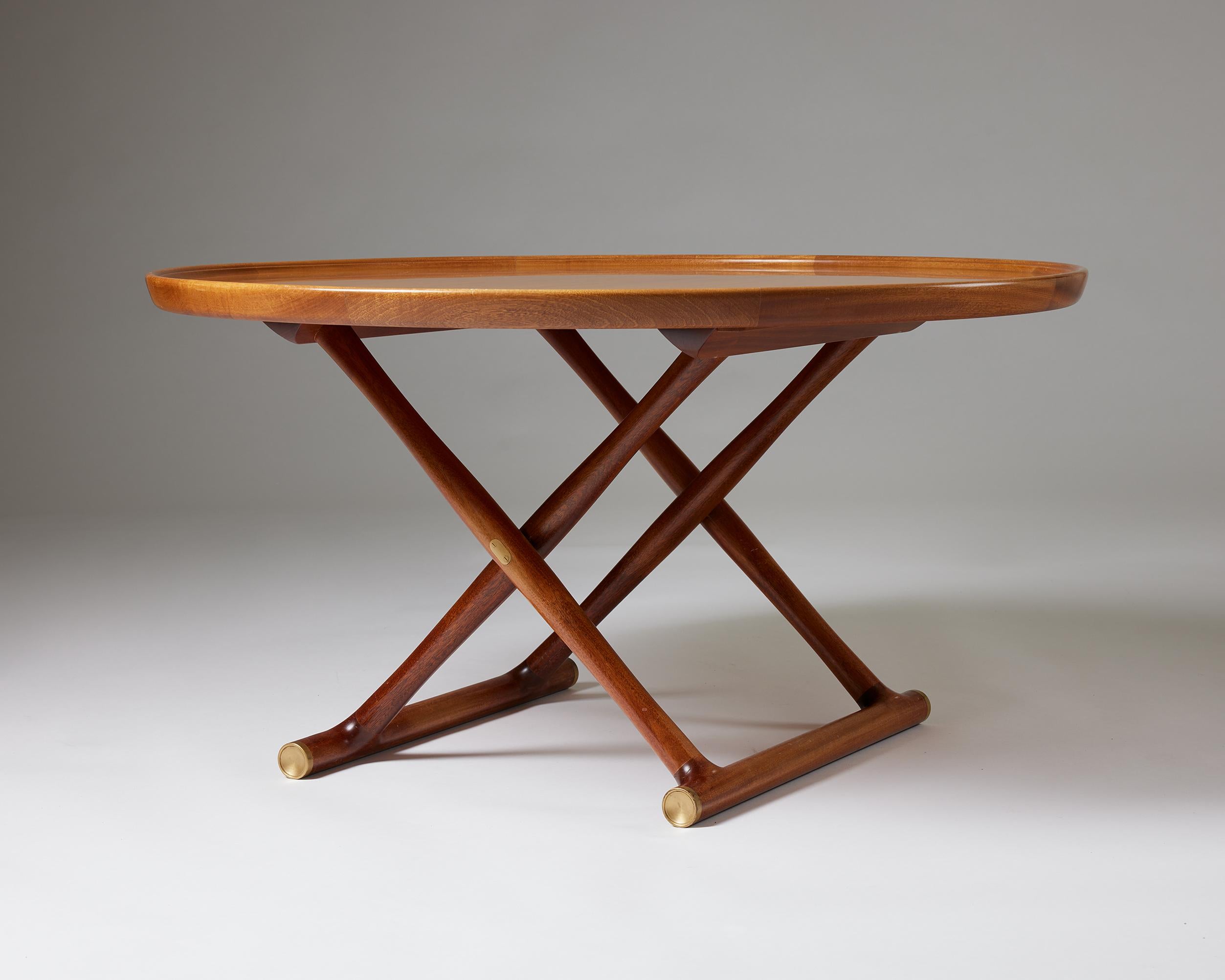 Mid-Century Modern ‘Egyptian Table’ Designed by Mogens Lassen for Rud. Rasmussen, Denmark, 1935