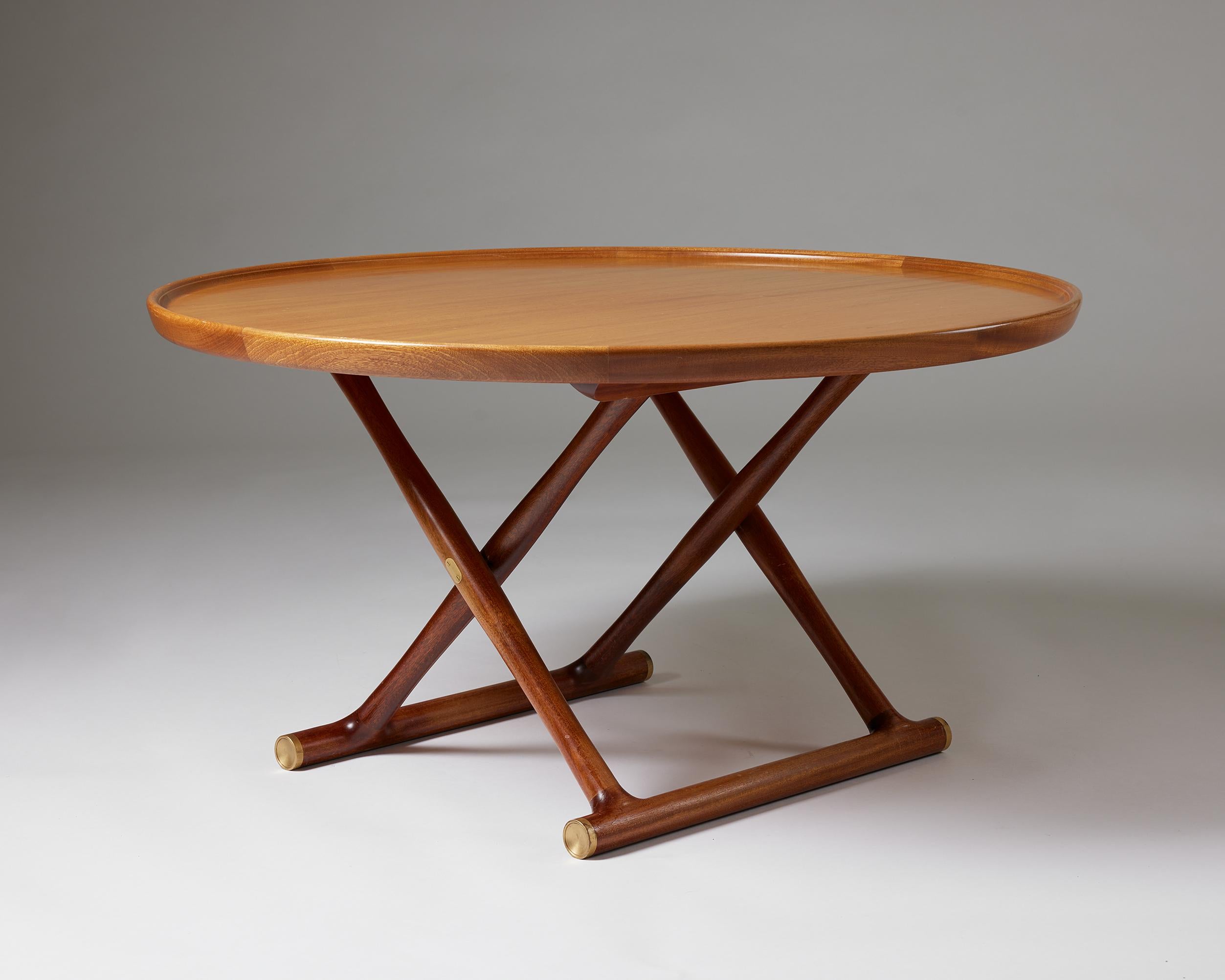 Danish ‘Egyptian Table’ Designed by Mogens Lassen for Rud. Rasmussen, Denmark, 1935