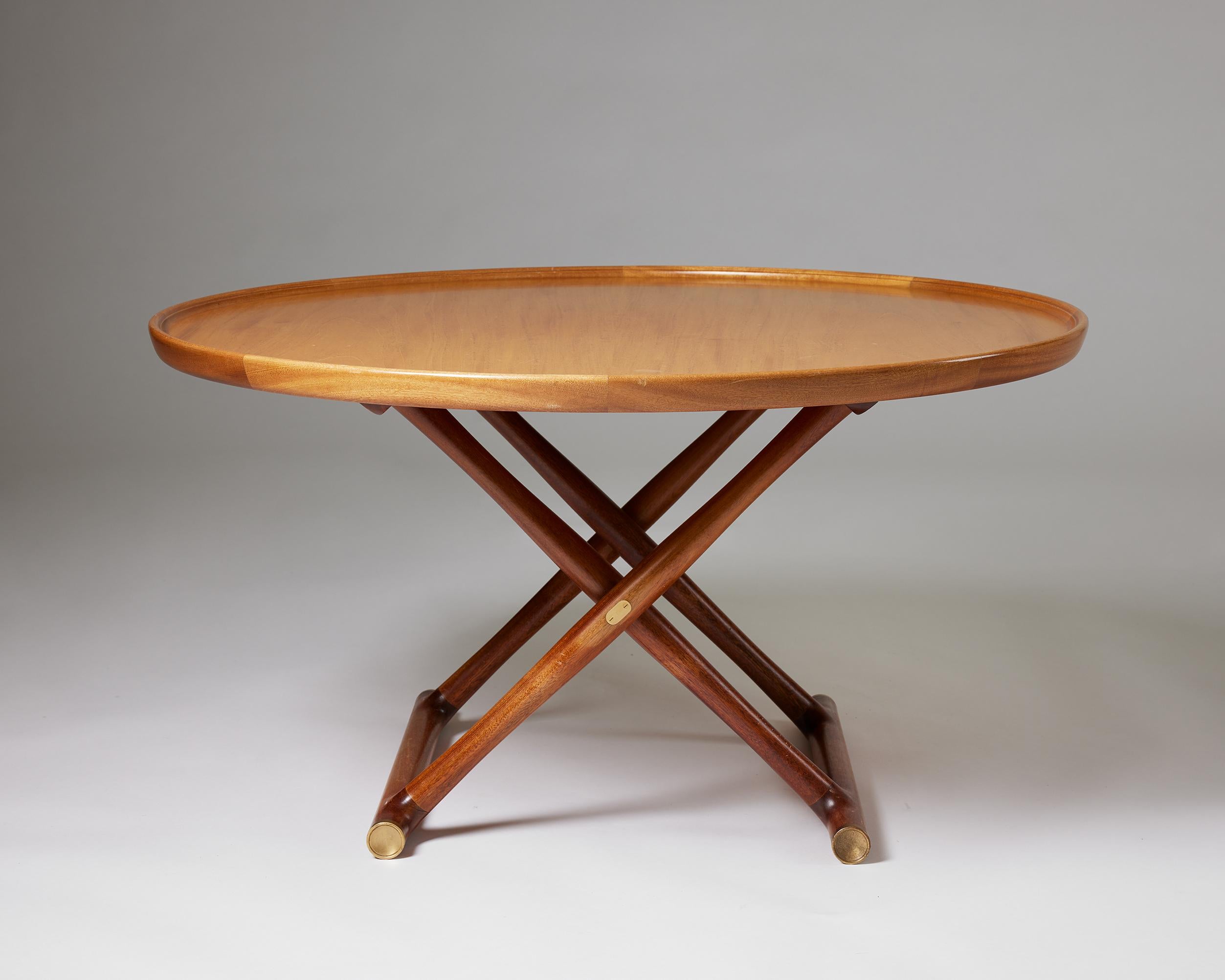 20th Century ‘Egyptian Table’ Designed by Mogens Lassen for Rud. Rasmussen, Denmark, 1935