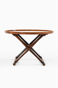 'Egyptian Table' in Rosewood and Brass by Mogens Lassen, 1935