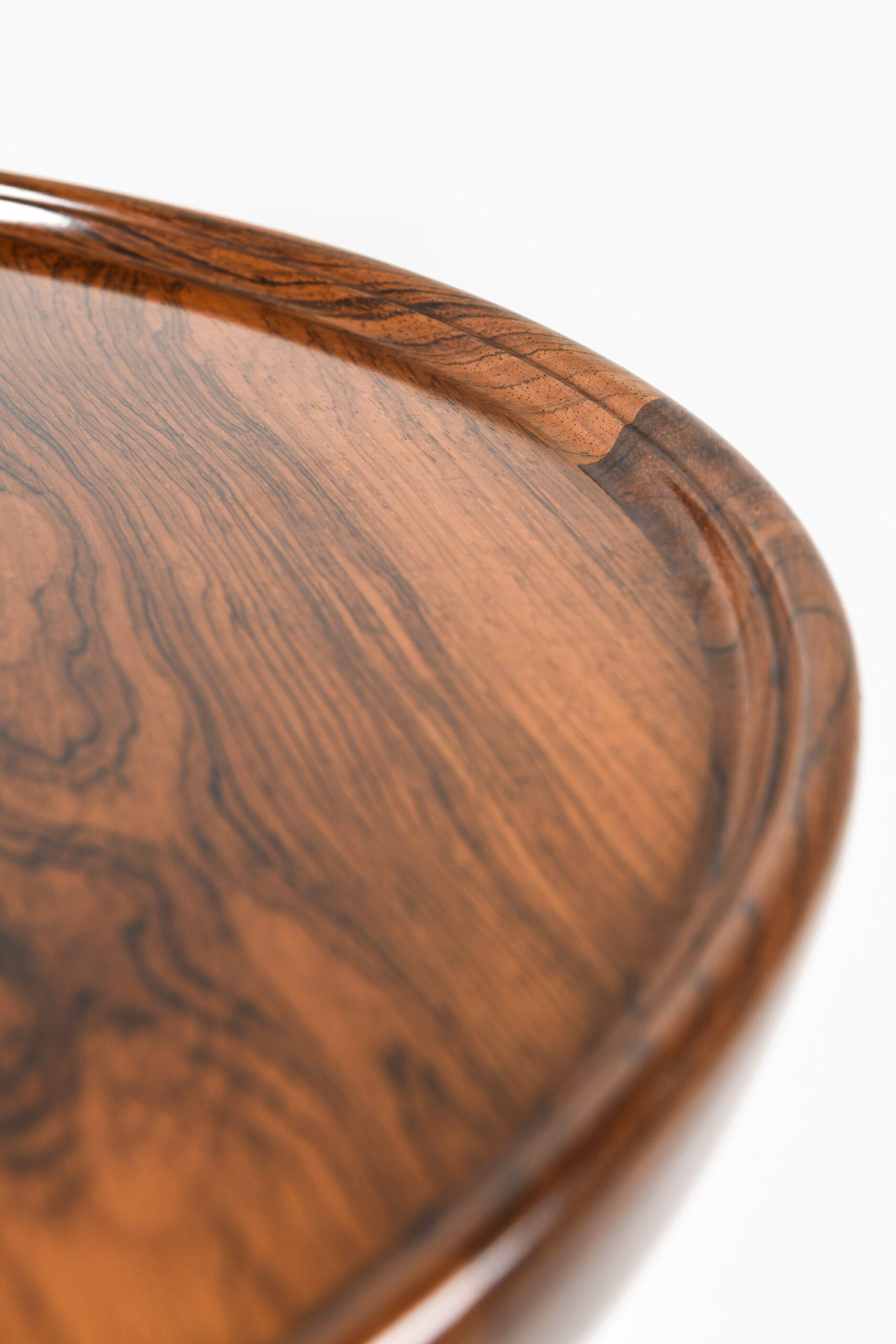 'Egyptian Table' in Rosewood and Brass by Mogens Lassen, 1935 For Sale 3