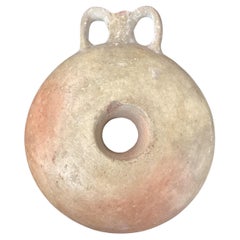 Egyptian Terracotta Ring Flask