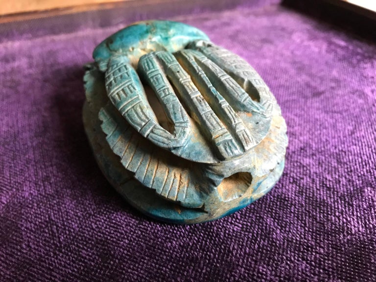 Egyptian Turquoise Faience Heart Scarab Amulet At 1stDibs egyptian-turquoise-faience-heart-scarab-amulet-at-1stdibs