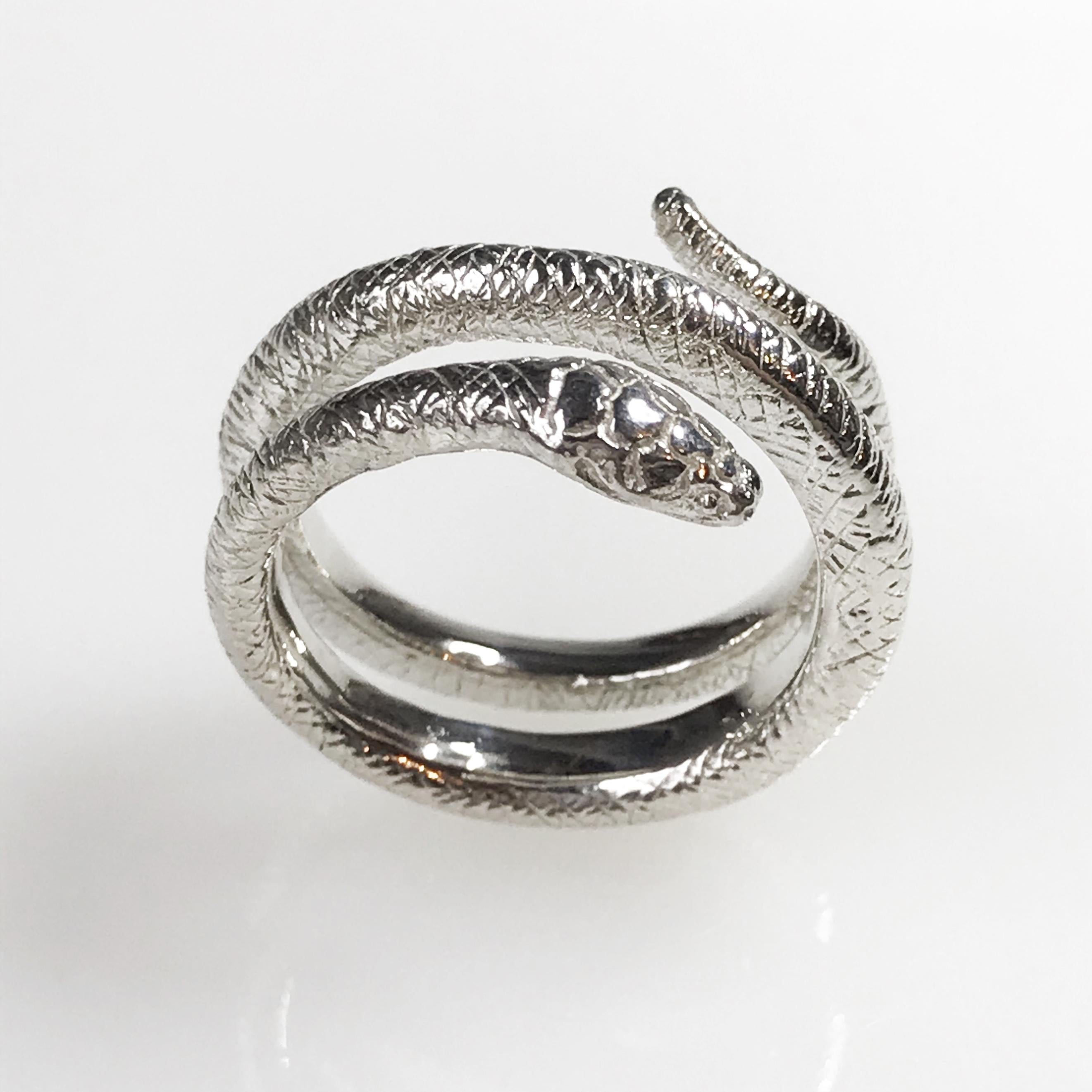 coil snake ring