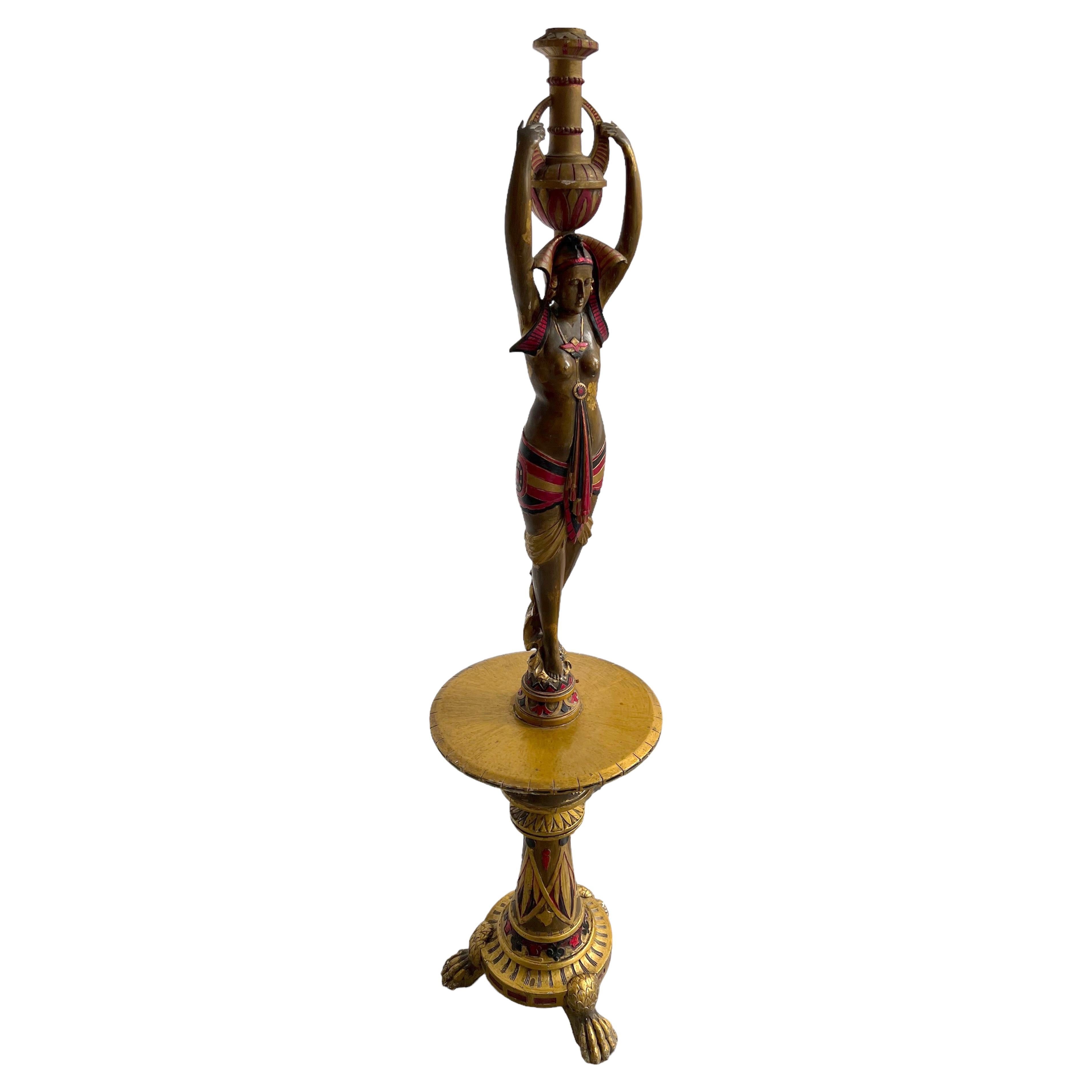 Sculpture française de femme égyptienne, style Art déco, 1930 en vente