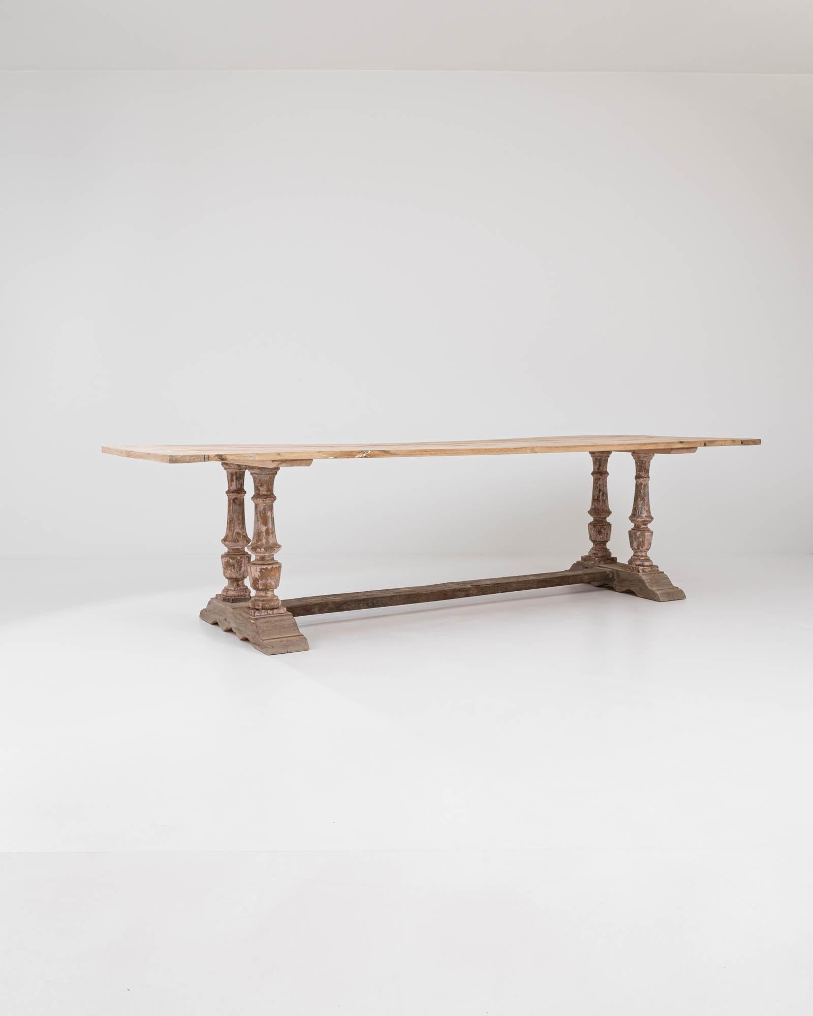 Rustic Northern African Wooden Dining Table For Sale