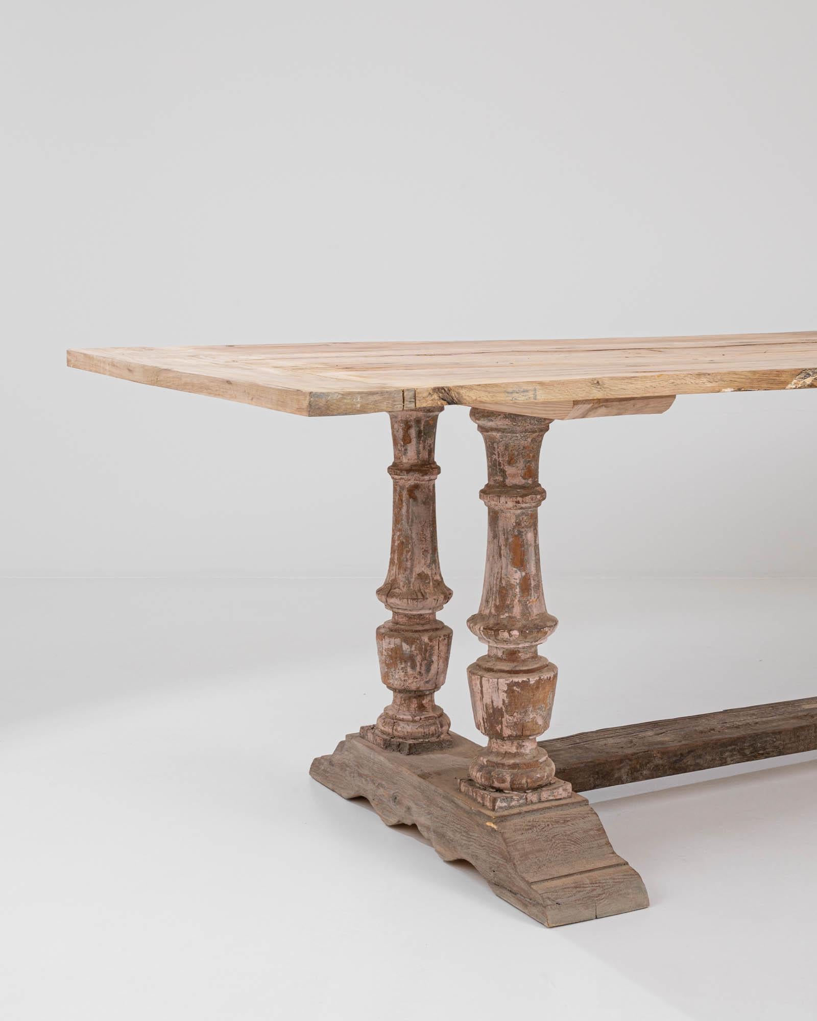 Early 20th Century Northern African Wooden Dining Table For Sale