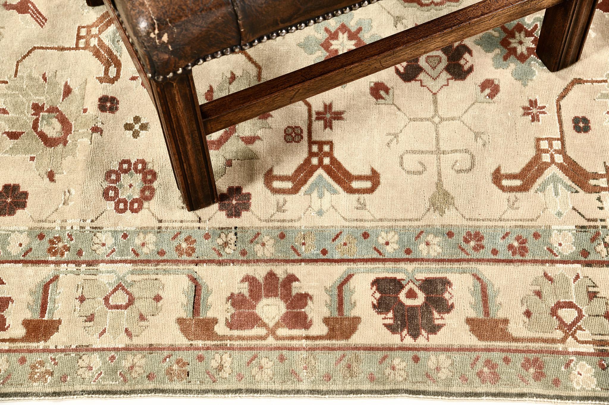Ägyptischer Zigler Allover-Design-Teppich (Handgeknüpft) im Angebot