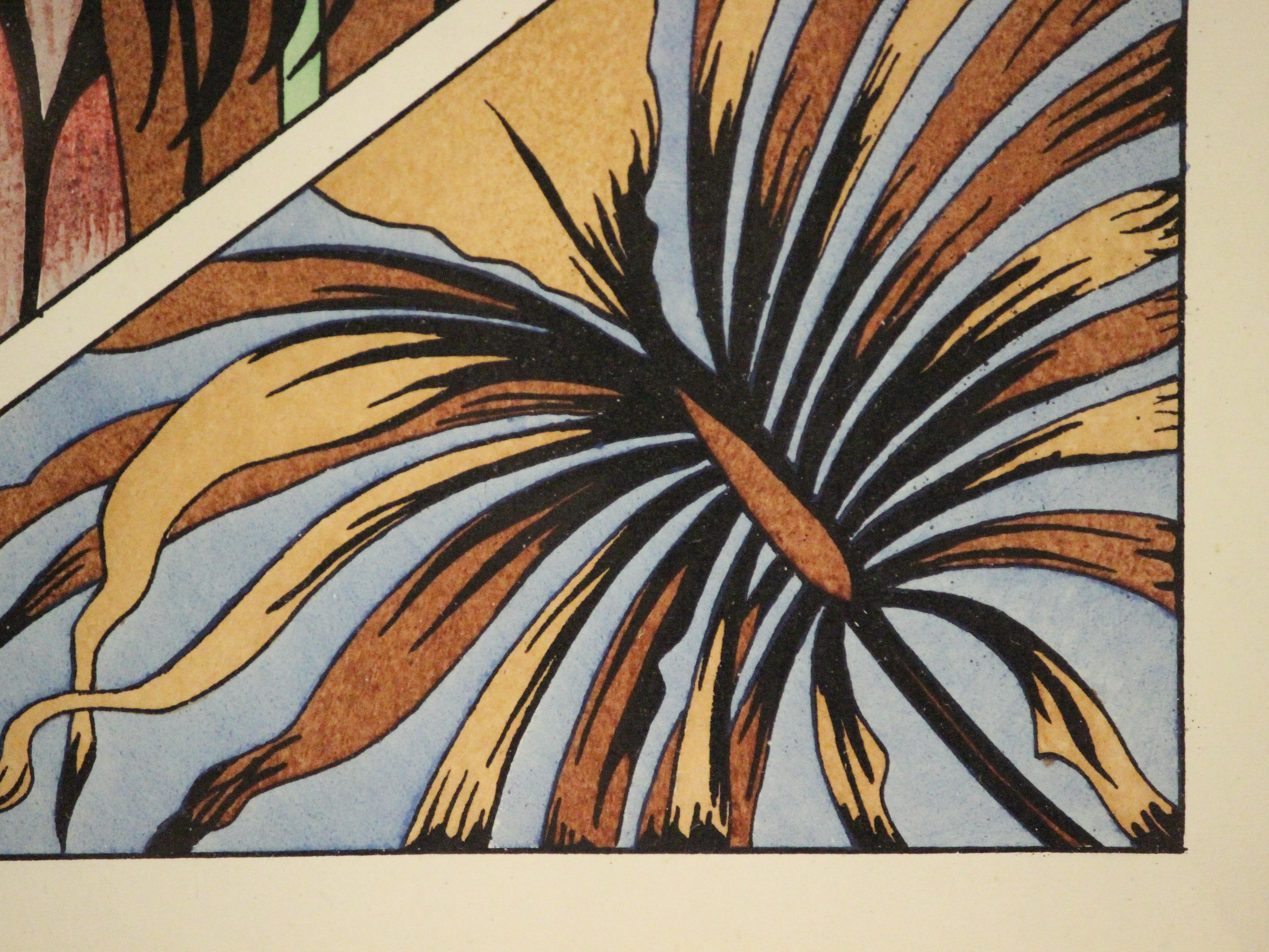 Fantaisies Oceanographiques 6 - Print de E.H. Raskin