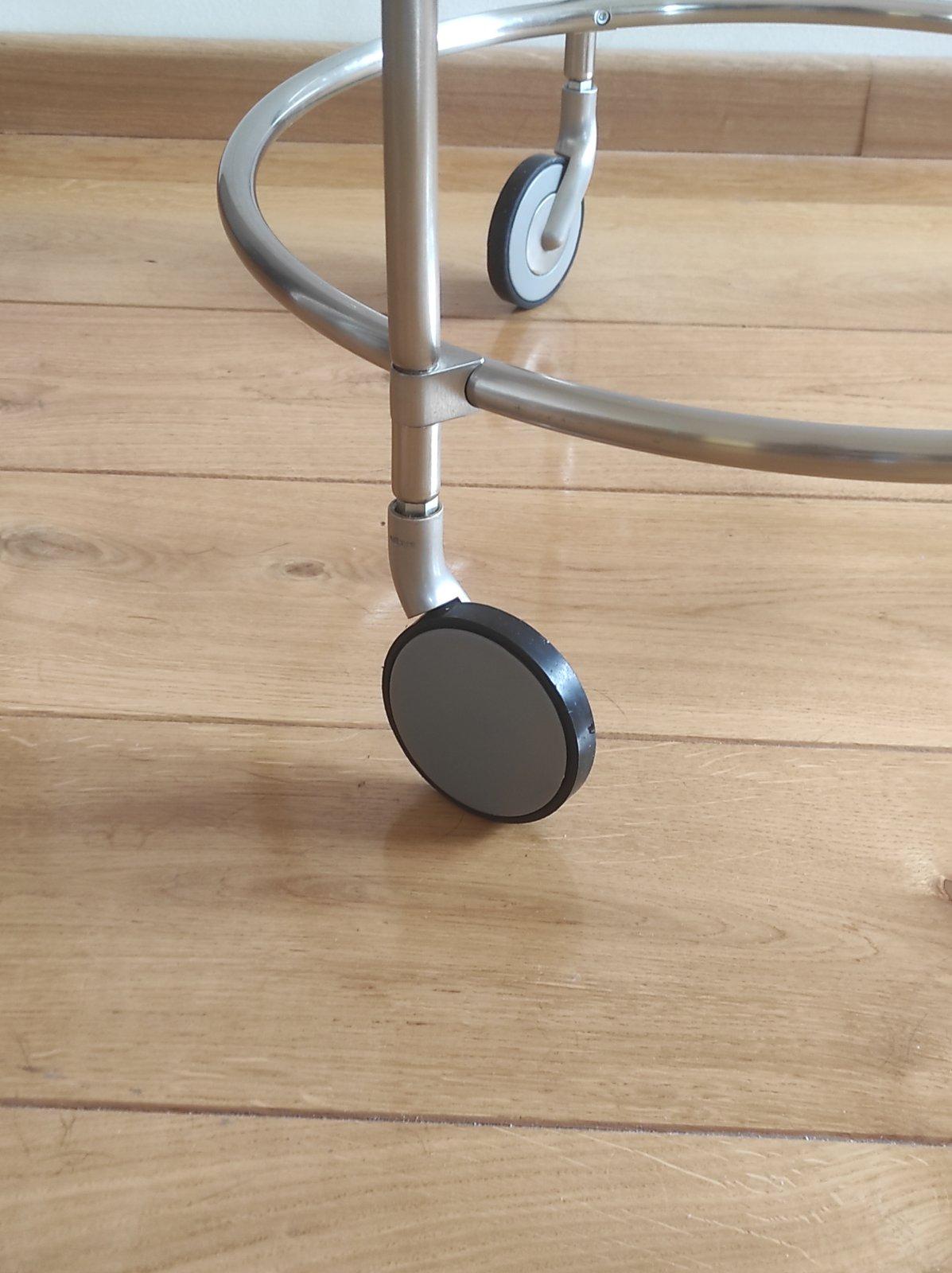Aluminum Ehlen Johansson Strind Side Table For IKEA For Sale