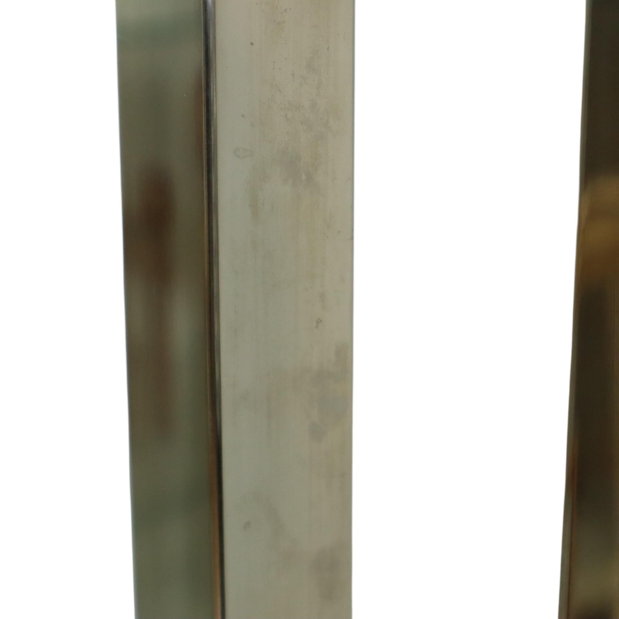 Lampadaire Eichholtz Arlington Design en acier inoxydable et base en granit 152 cm en vente 9