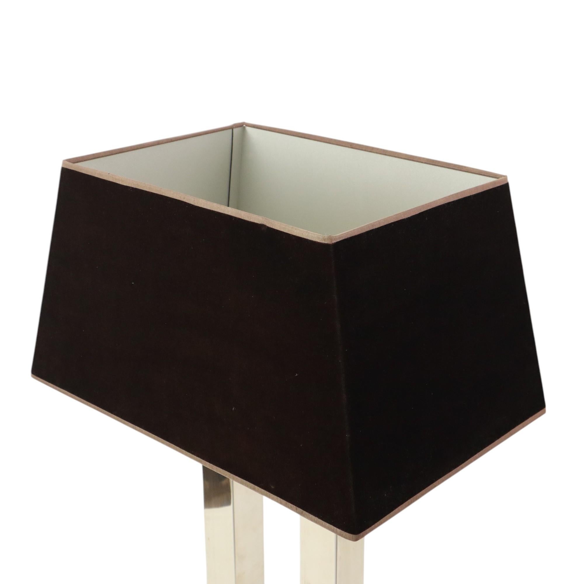 Lampe de bureau Eichholtz Arlington Design en acier inoxydable base granite 72 cm en vente 5