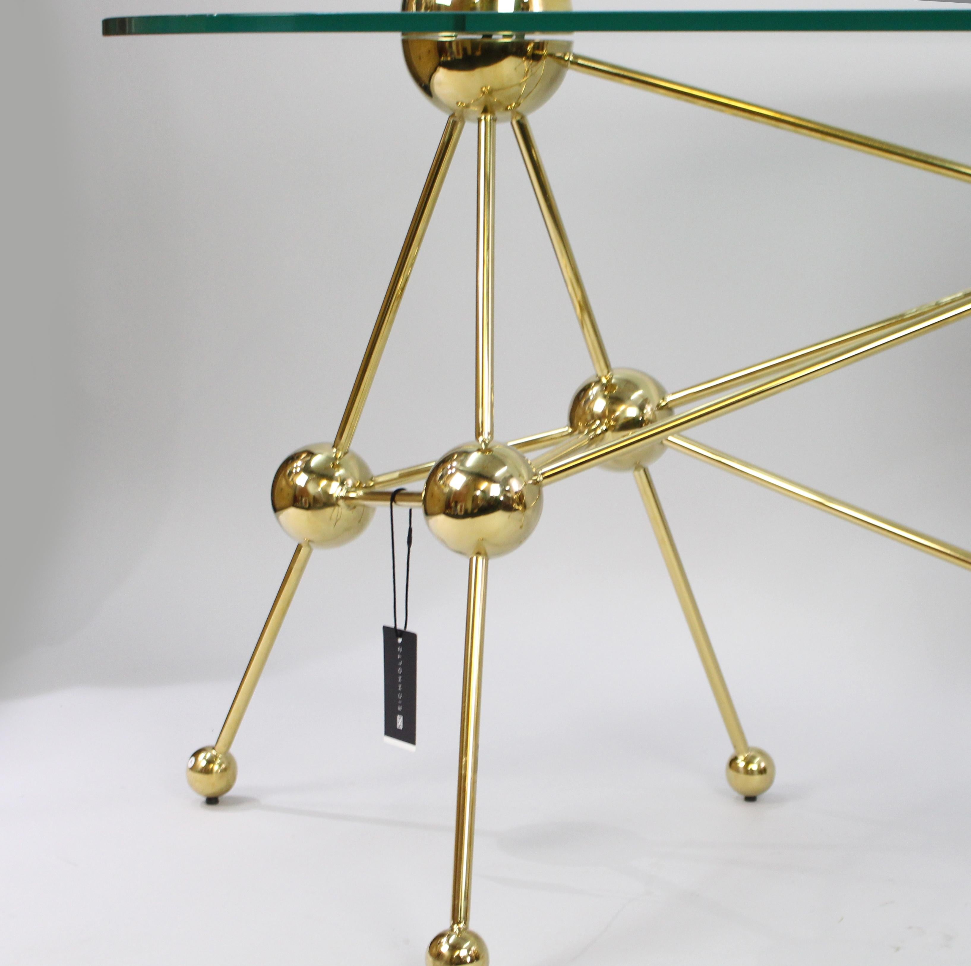 EICHHOLTZ Table console en verre en forme de rein Bureau en vente 5