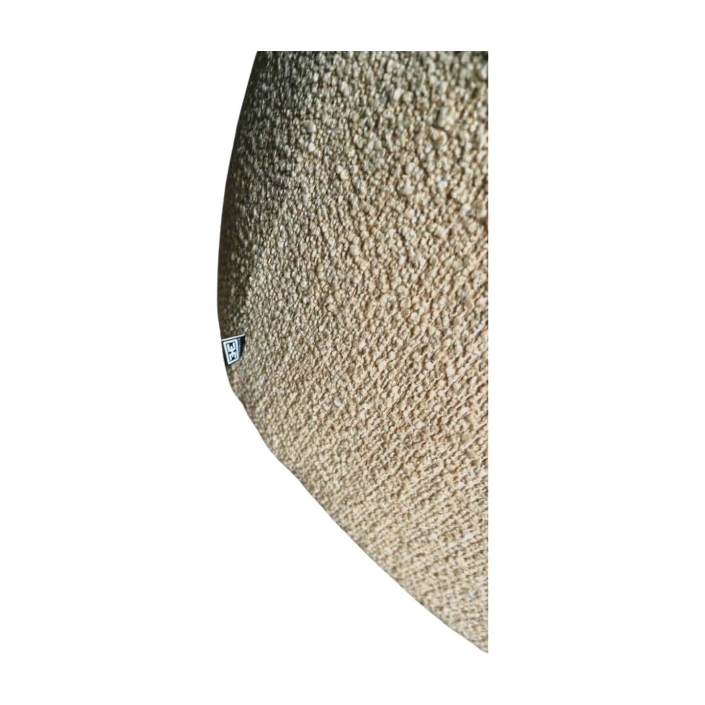 Eichholtz Blaine Curved Sofa in Beige Bouclé 1
