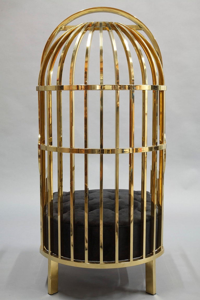Eichholtz Bora Bora Birdcage Chairs, Gold at 1stDibs gold birdcage
