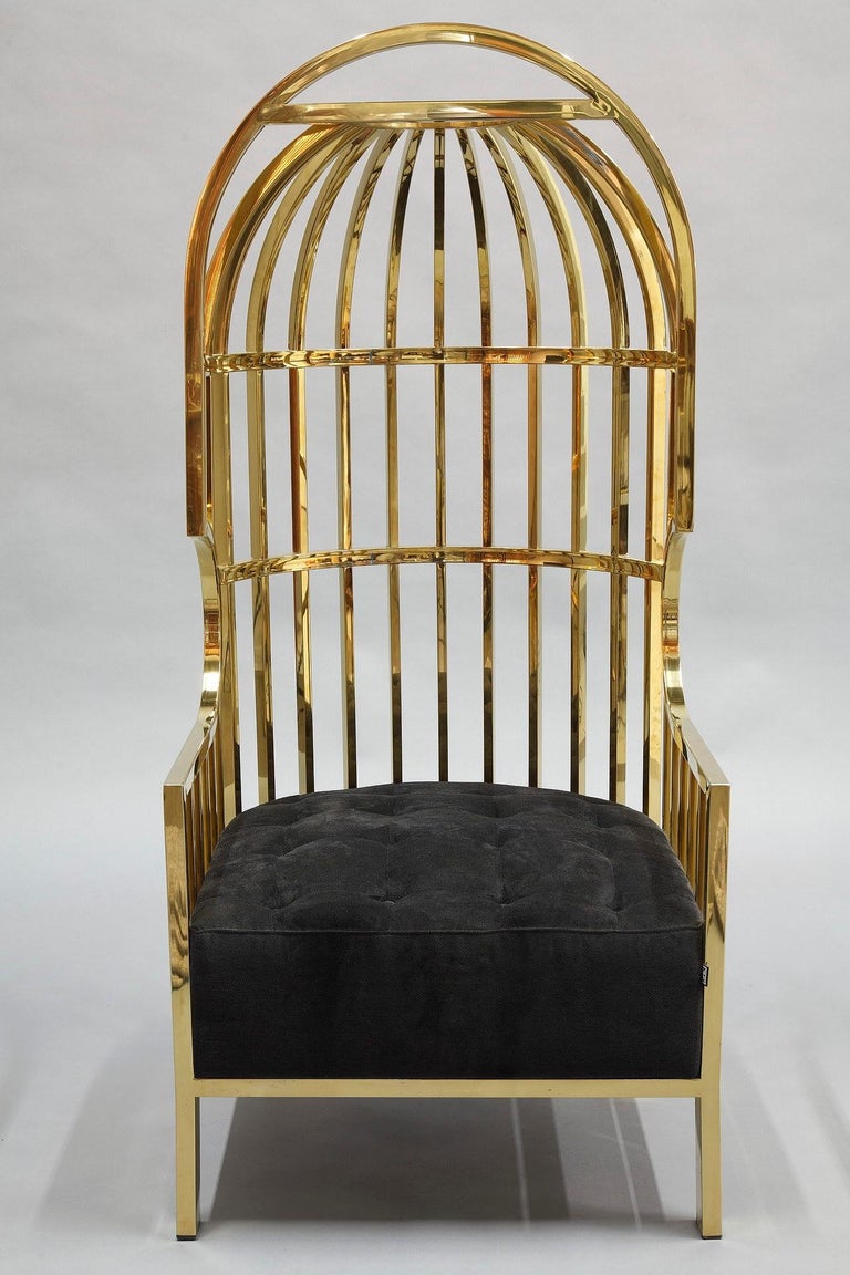 Eichholtz Bora Bora Birdcage Chairs, Gold at 1stDibs gold birdcage