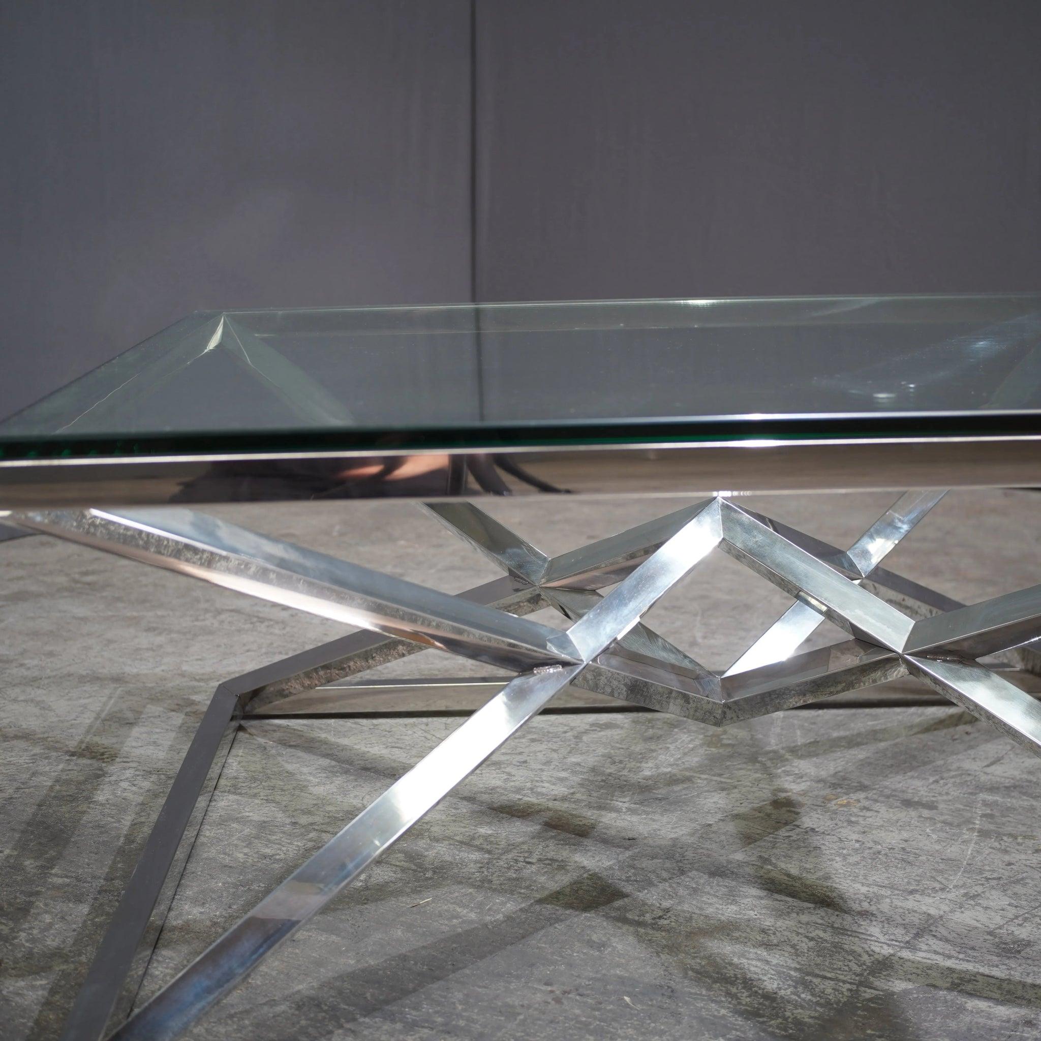XXIe siècle et contemporain Table basse Connor en verre Eichholtz en vente