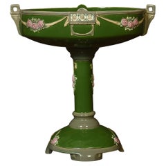 Eichwald Art Nouveau glazed centrepiece