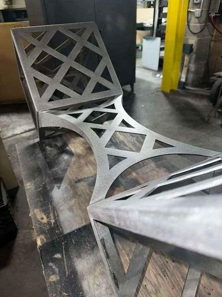 Modern Eiffel coffee table designed by Laurie Beckerman For Sale