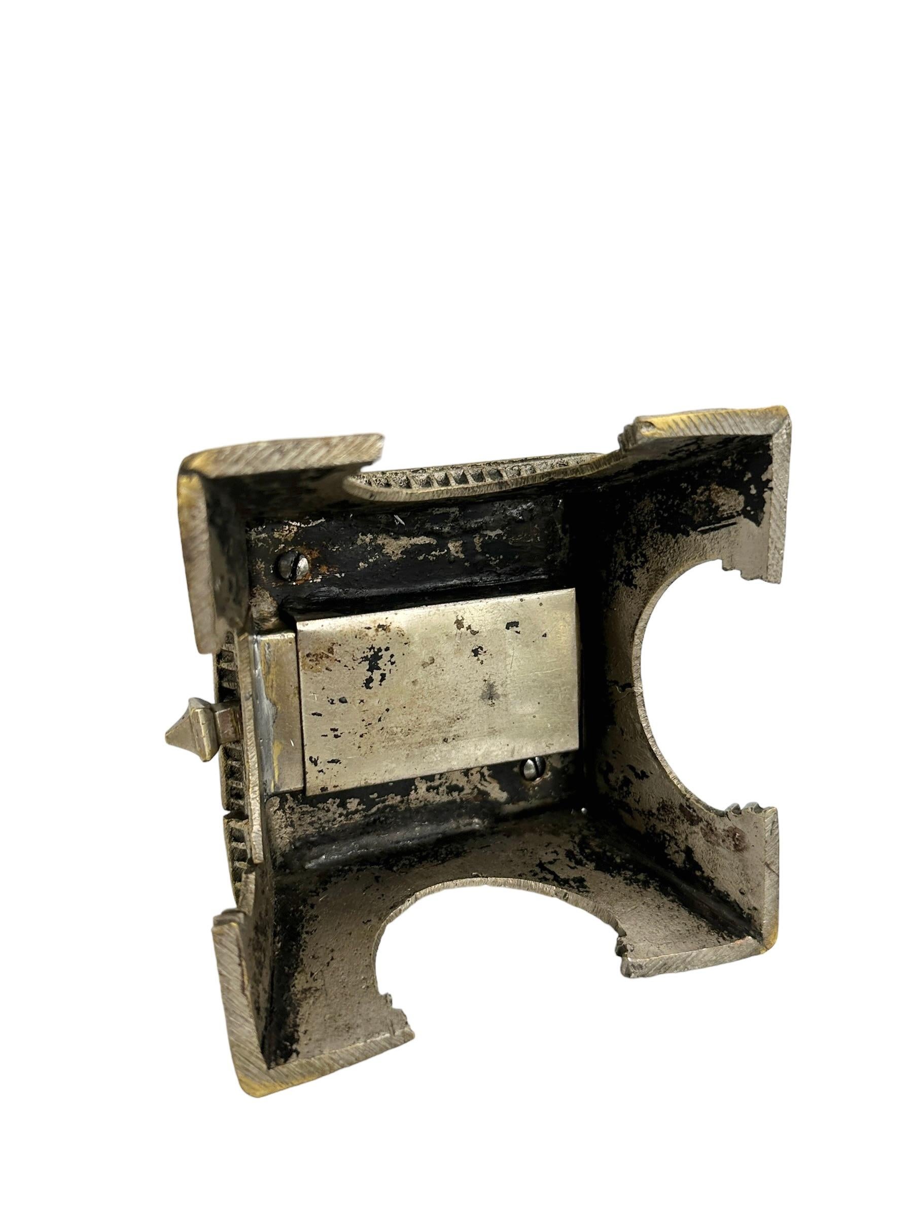 Eiffel Tower Cigar Cutter and Matchstick Stand Antique France 1900s 1