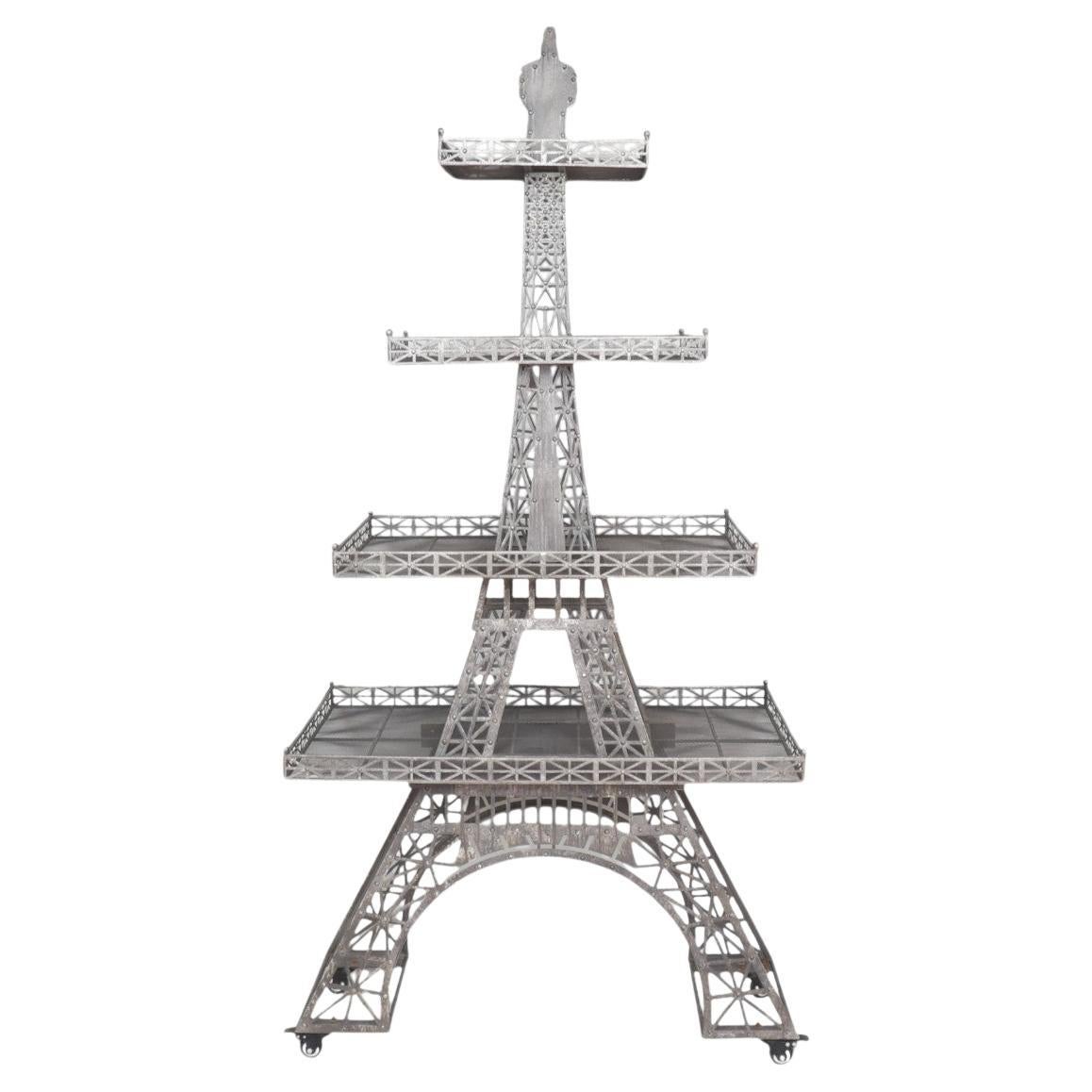 Eiffel Tower Metal Etagere