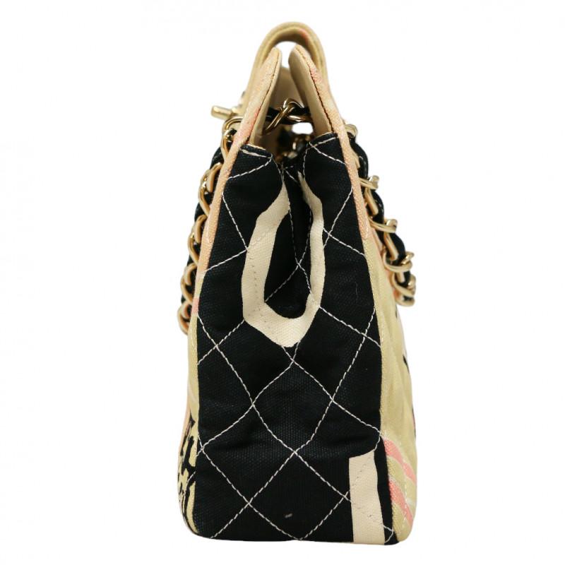 Brown Eiffel Tower Multicolor Chanel Bag For Sale