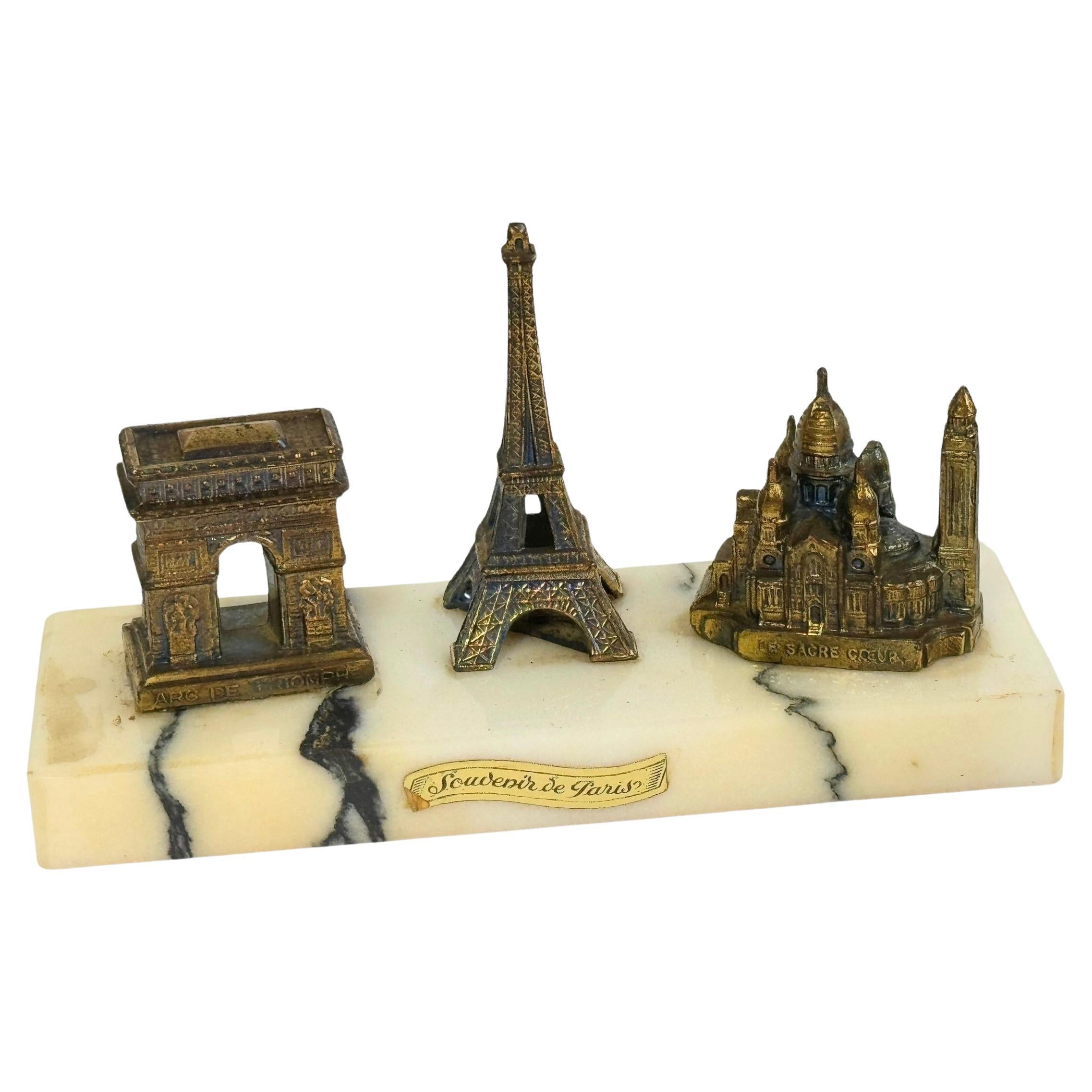 Eiffelturm, Sacré-Coeur, Arc de Triomphe Souvenirgebäude Architekturmodell