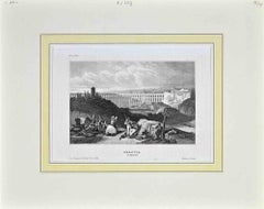 View of Segovia - Original Lithograph by Eigenthum d. Verleger - 19th Century