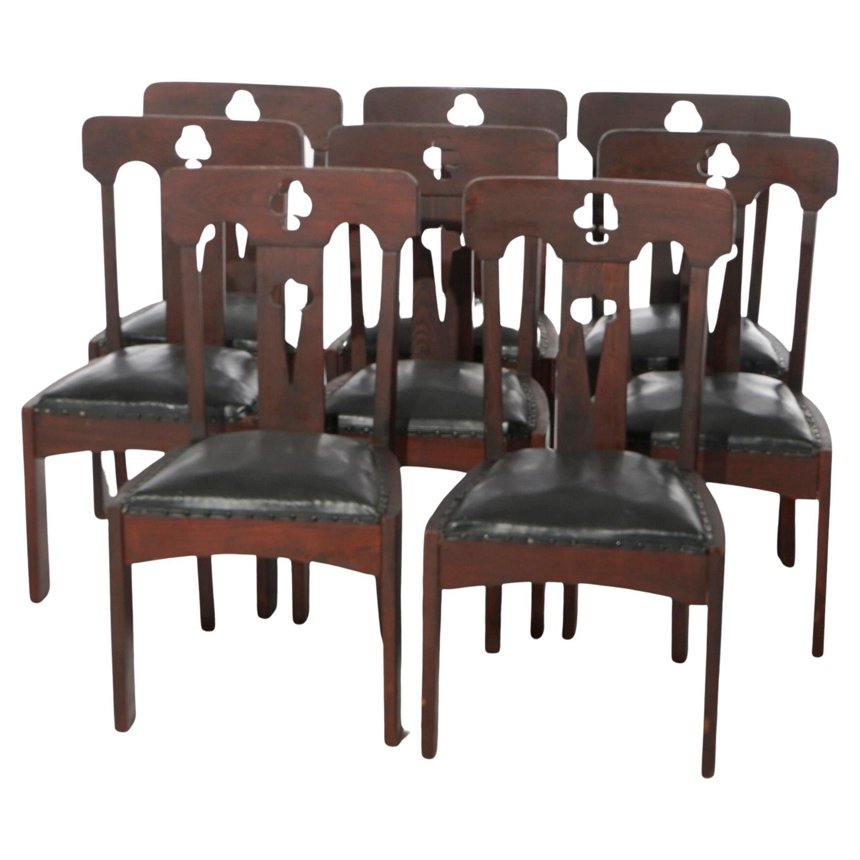 Antique 1910 Set of Limbert Arts and Crafts Chairs at 1stDibs