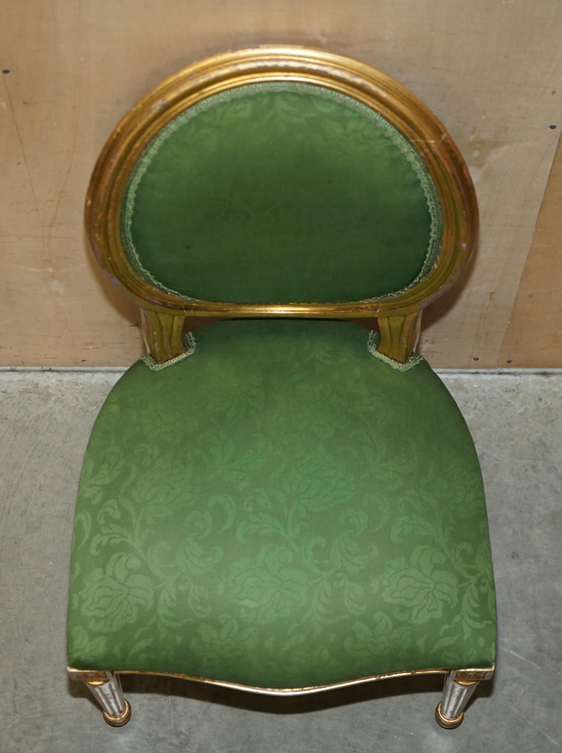 Eight Antique Louis XVI Style Dining Chairs from Lady Diana's Spencer House 8 For Sale 11
