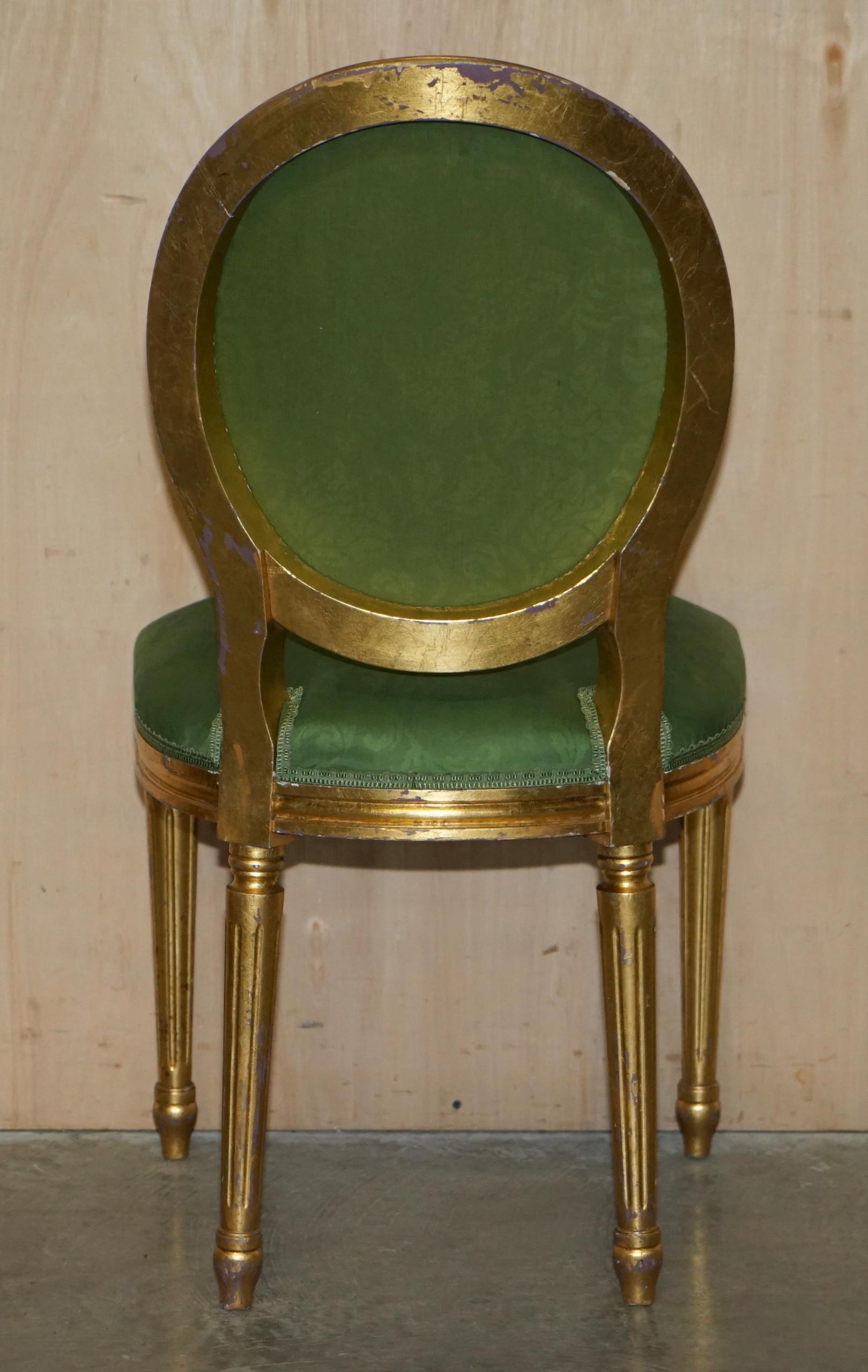 Eight Antique Louis XVI Style Dining Chairs from Lady Diana's Spencer House 8 For Sale 13
