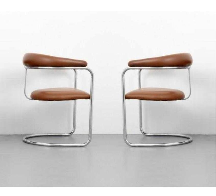 American Eight Anton Lorenz for Thonet Dining Chairs