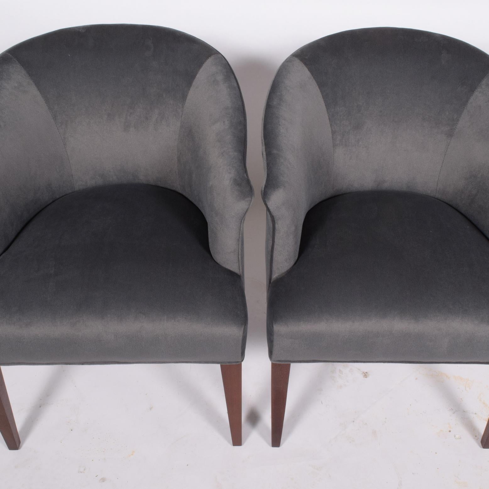 Contemporary Eight Armchairs in Style of Edward Wormley