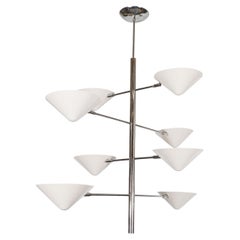 Eight-Arm Uplight Chandelier