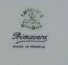 Eight Art Deco Primavera and Limoges Plates