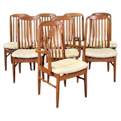 Eight Benny Linden Designed Teak Chairs