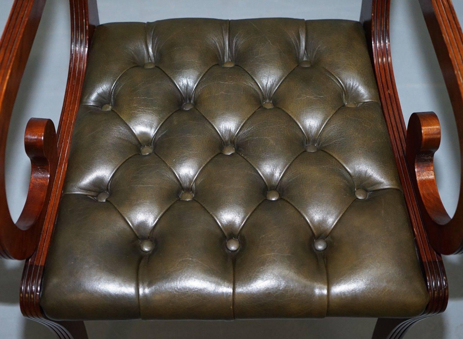 chesterfield dining chairs