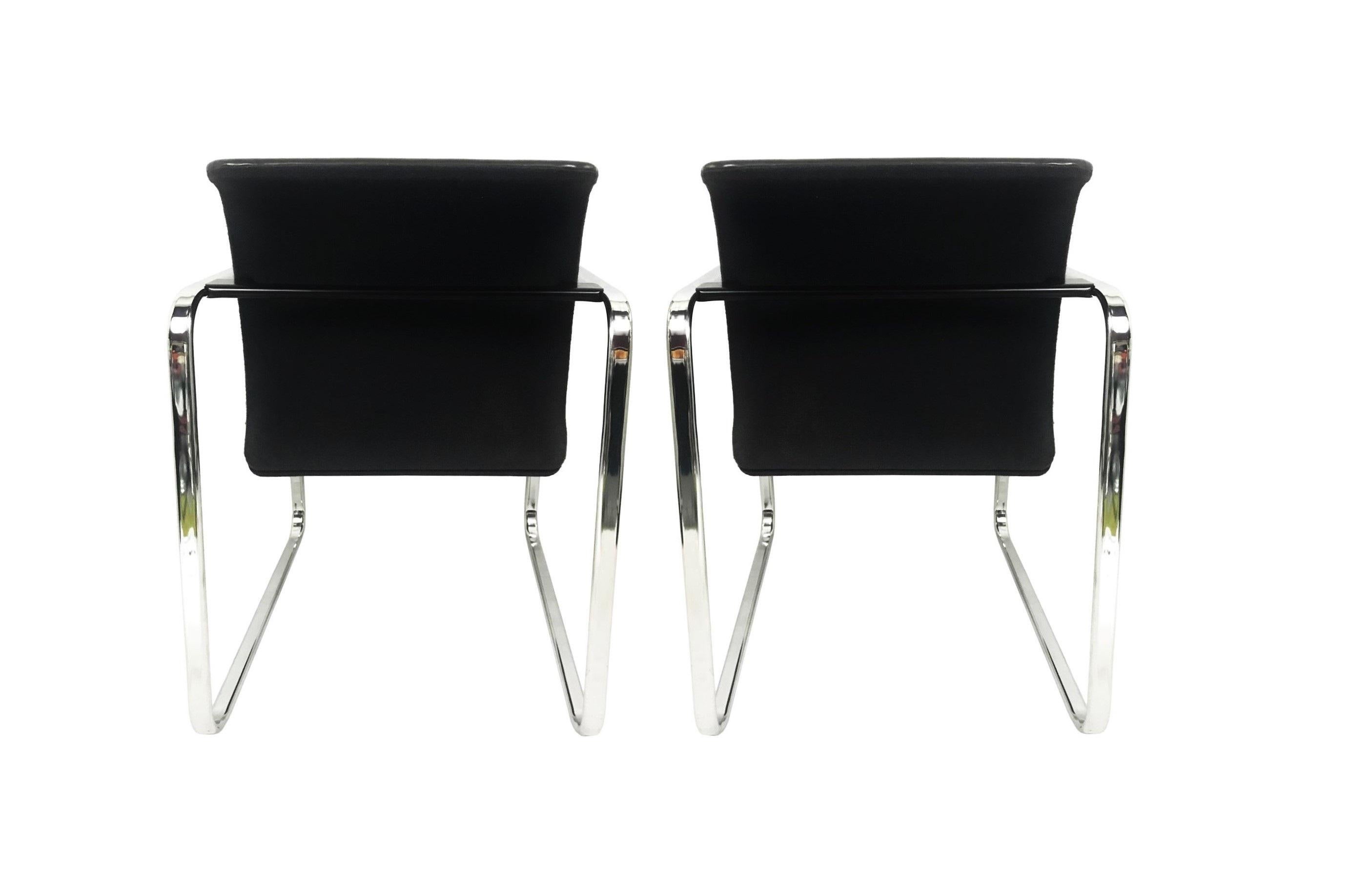 Late 20th Century Eight Black Armchairs Designed by Peter Protzman and Alexander Girard for Herman