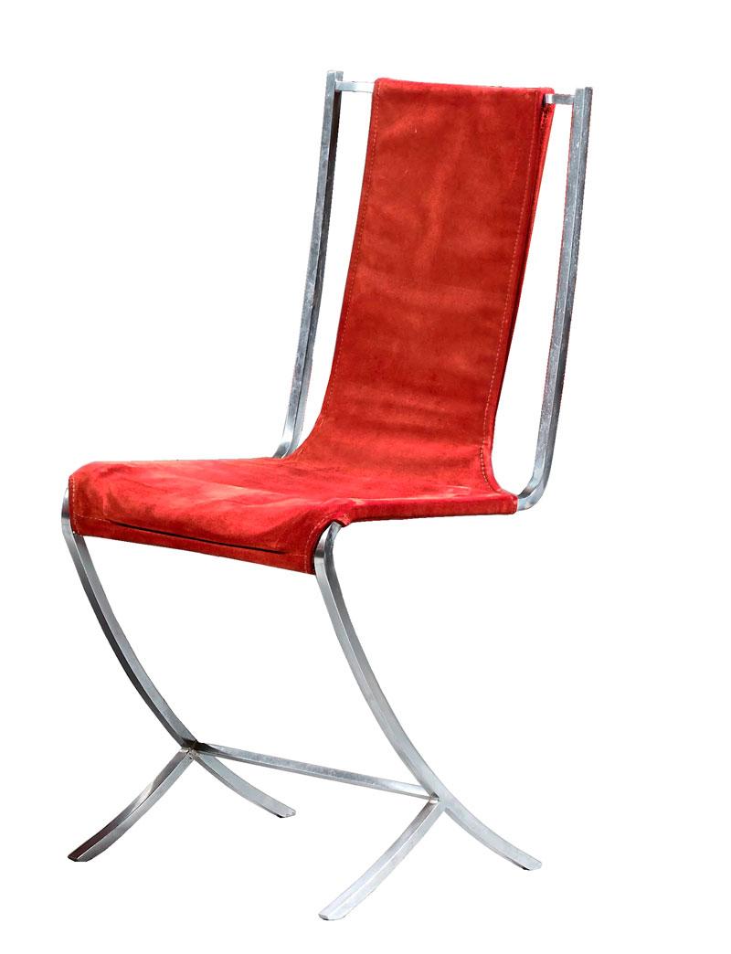 Acht Stühle von Pierre Cardin für Maison Jansen, 1970er Jahre (Moderne) im Angebot