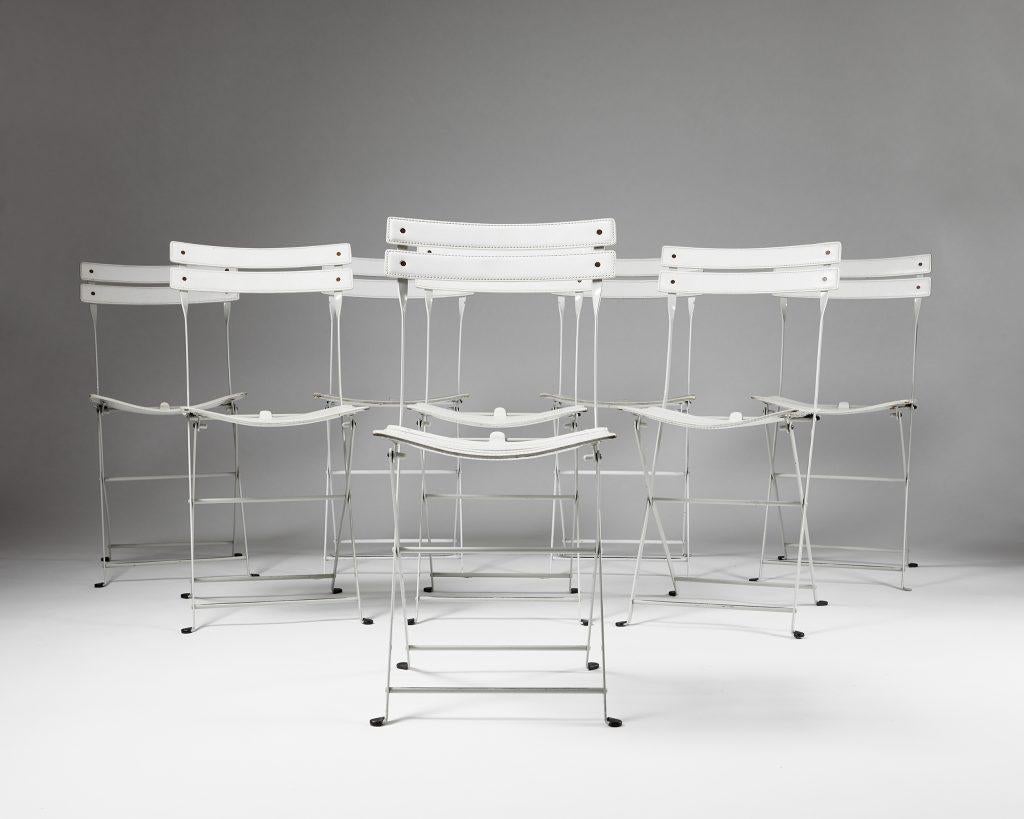 Italian Eight Chairs “Celestina” by Marco Zanuso for Zanotta, Italy, 1978 For Sale