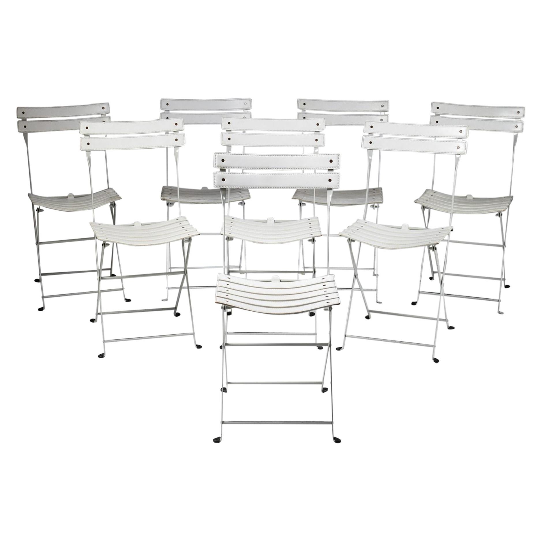 Eight Chairs “Celestina” by Marco Zanuso for Zanotta, Italy, 1978 For Sale