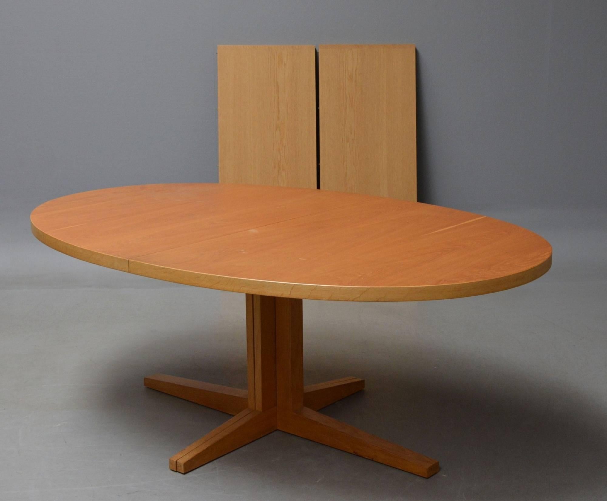 Mid-Century Modern Eight Chairs with Matching Table by Kurt Stervig for KP Furniture